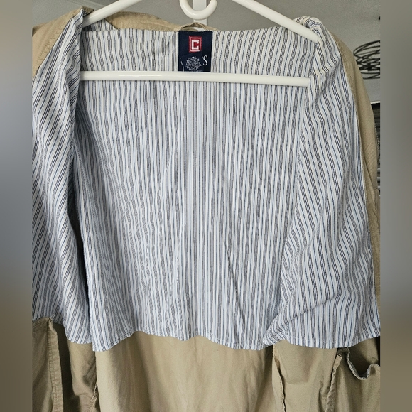 Chaps Vintage Men's Tan Jacket Zip Up Size Large - Picture 5 of 5